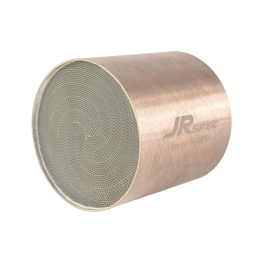 Sport Gasoline Catalytic Converter Core JRspec Length 100 mm Euro 6 500 CPSI Diameter 100 mm