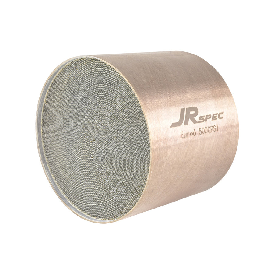 JRspec Sport Gasoline Catalytic Converter Core Length 100 mm Euro 6 500 CPSI Diameter 120 mm
