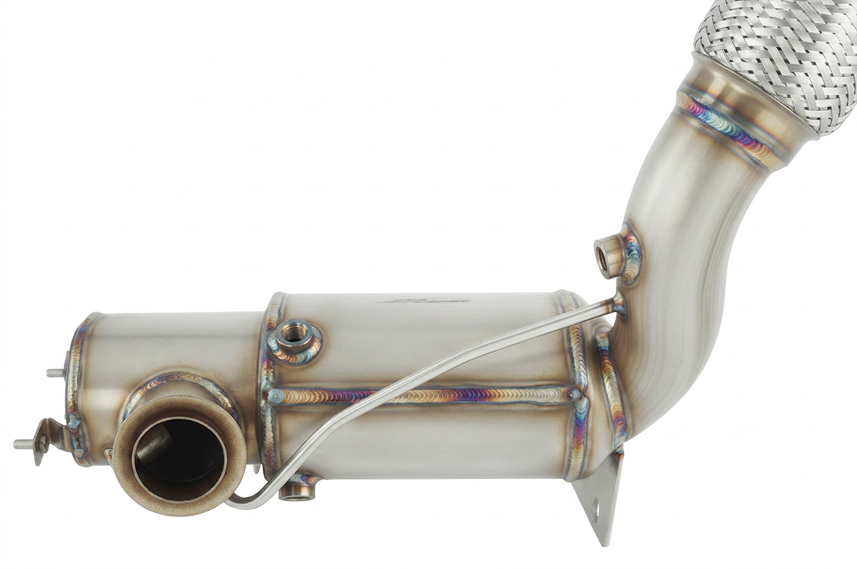 Sustitución de filtro DPF JRSpec para Audi Q3 8U quattro Volkswagen Tiguan 5N 4Motion 2.0 TDI