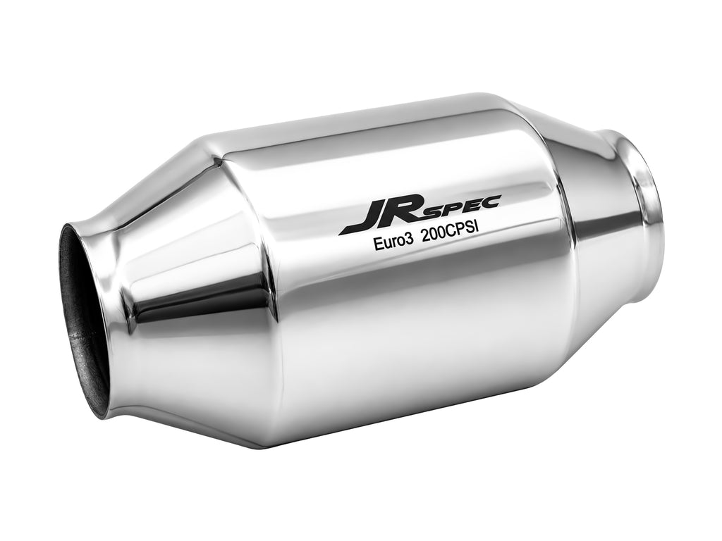 Catalizador universal JRspec Euro 3 para motores de 0,6 - 2,4 L entrada / salida 57 mm (102 mm)