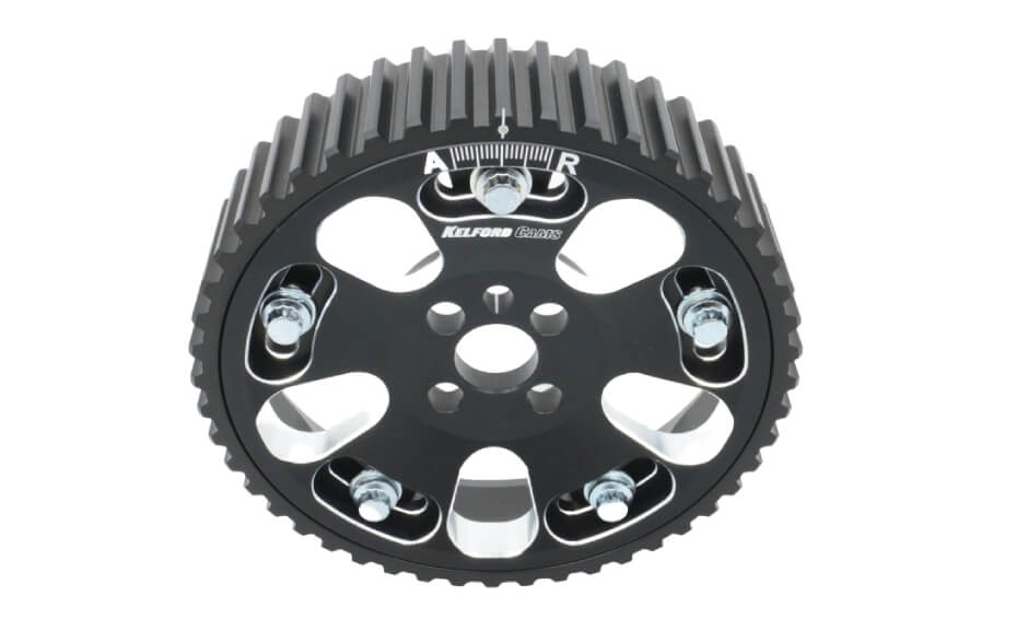 Polea de árbol de levas de escape regulable Kelford Cams para Nissan RB20 RB26