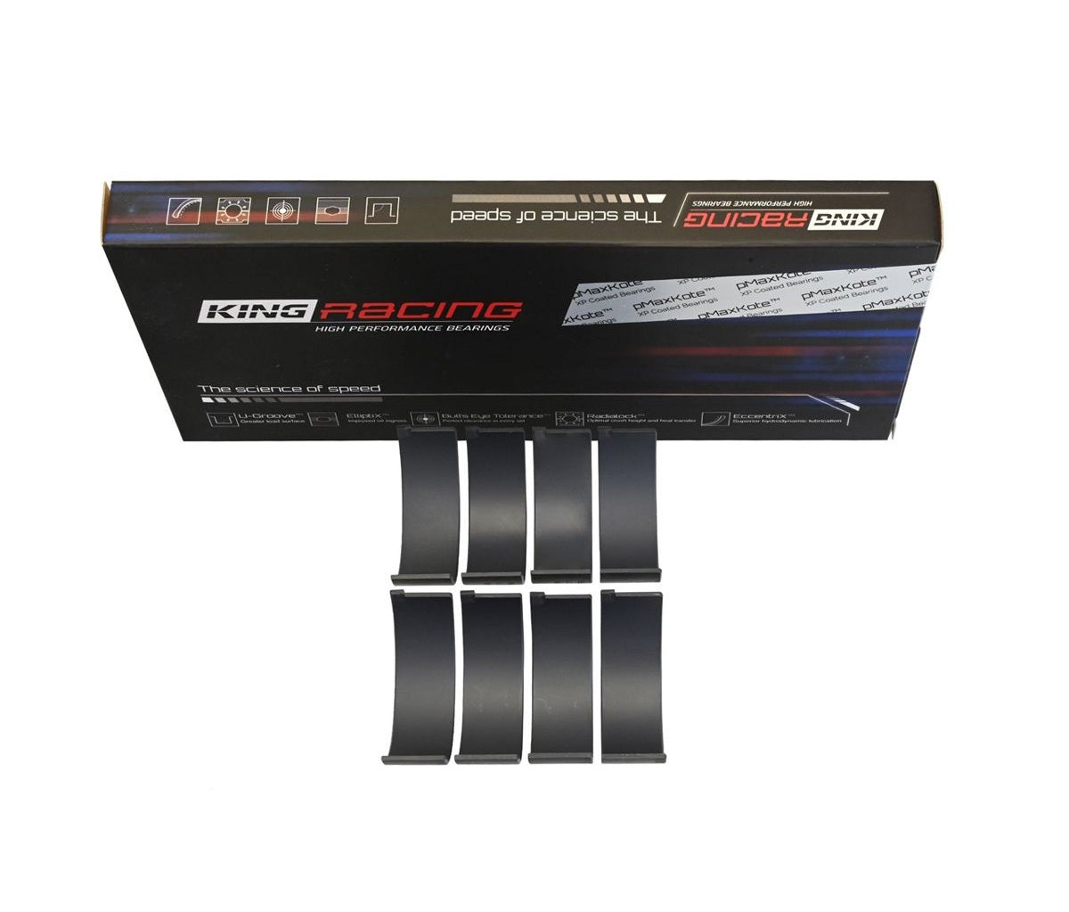 Juego de cojinetes 0,026 King Racing CR4287XPC para Honda B18C1 B18C5 F18C XPC trimetal recubierto