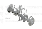 Barra Panhard trasera regulable Whiteline para Ford Mustang S197 2004-2014