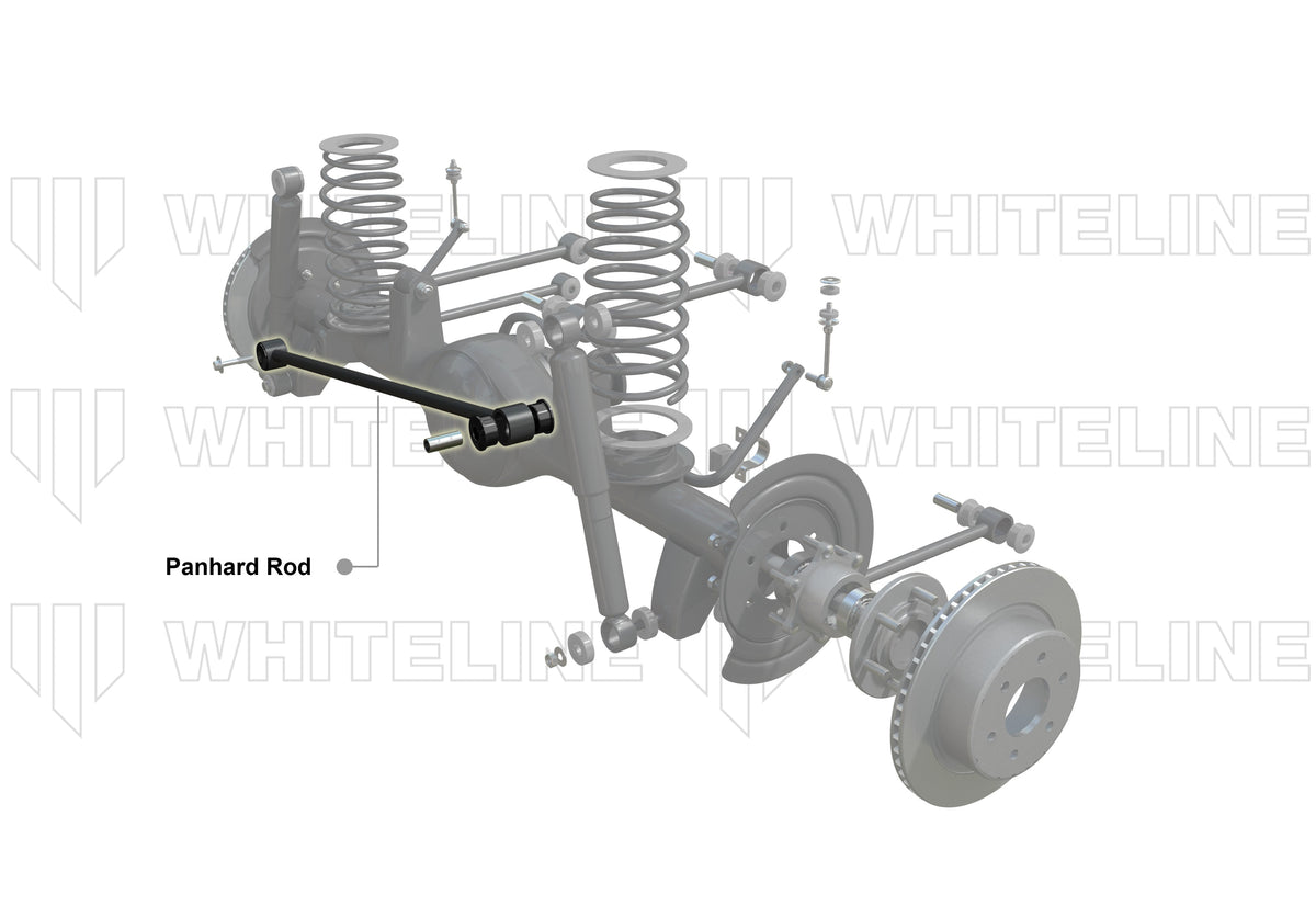 Barra Panhard trasera regulable Whiteline para Ford Mustang S197 2004-2014