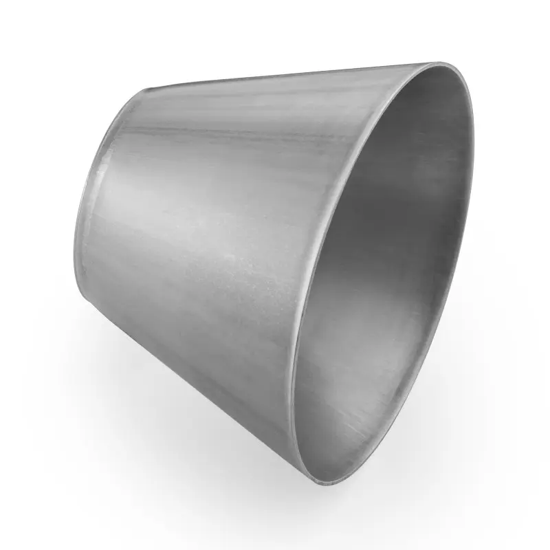 Cono reductor RFC para salida de escape 63,5 / 120 mm longitud 80 mm