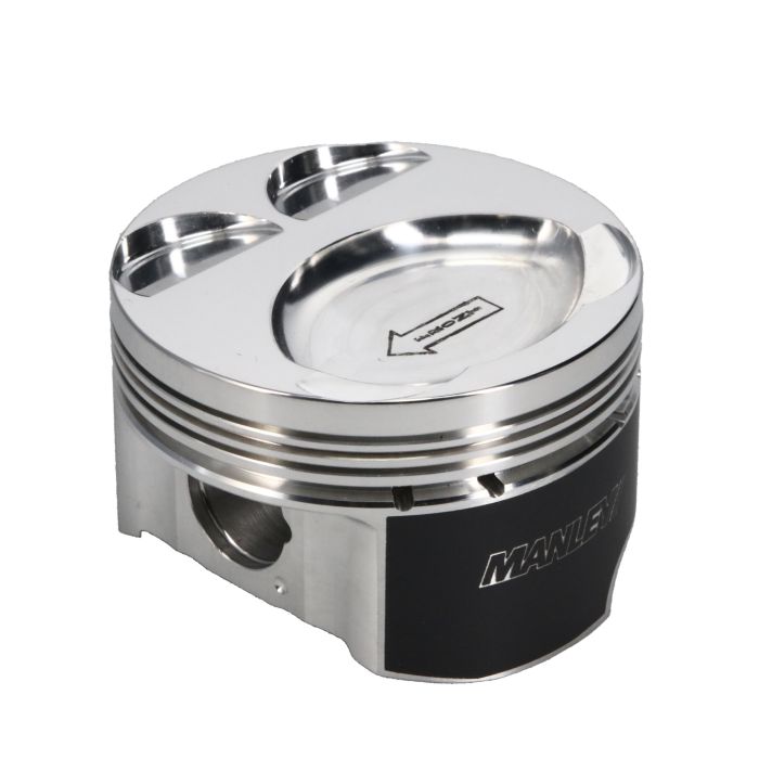 Manley Piston Set for Mazda 2.3L DISI Turbo, 87.50mm Bore, 1.270in. CH -13.30cc.