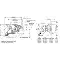 Wilwood 120-15485 MC4 mechanical floating mount brake caliper, left, 1 piston, black.