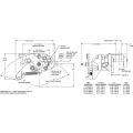 Wilwood 120-17264 MC4 Mechanical Floating Mount Brake Caliper, Right, 1-Piston