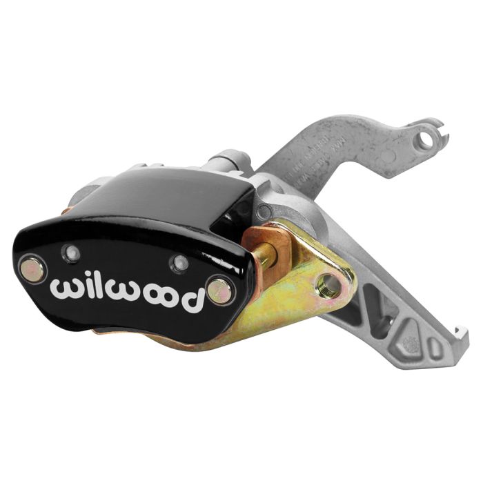 Wilwood 120-12069 MC4 mechanical floating mount brake caliper, right, 1-piston, black.