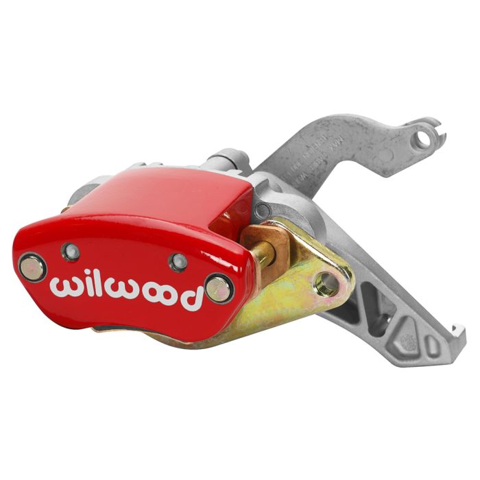 Wilwood 120-12070 MC4 mechanical floating mount brake caliper, left, 1 piston, red.
