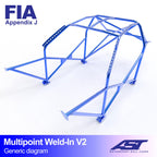 Arco de seguridad Mercedes-Benz E-Class (W124) Sedán 4 puertas Multipoint Weld In V2