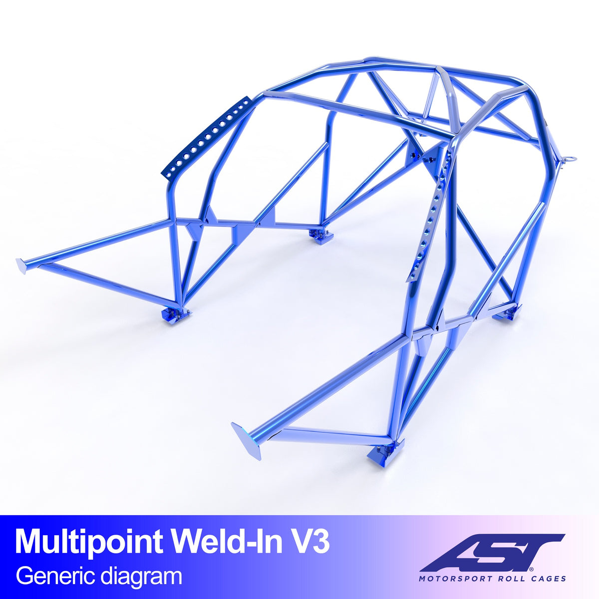 Arco de seguridad Mini Cooper (R53) Hatchback 3 puertas Multipoint Weld In V3