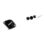 MMR oil thermostat housing embellishment kit in black with 1/8NPT oil adapter for BMW N55 N54 S55 2007-2019