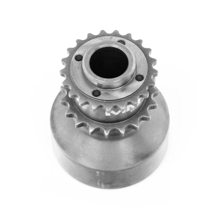 MMR One-Piece Crank Hub with 4 Pins and Fixing Plate for BMW N55 S55 2011-2021