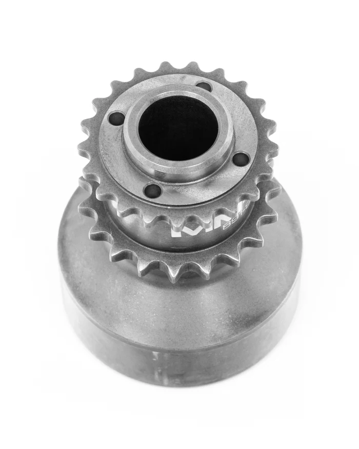 Buje de cigüeñal de una pieza MMR con 4 pasadores y placa de retención para BMW N55 S55 2011-2021