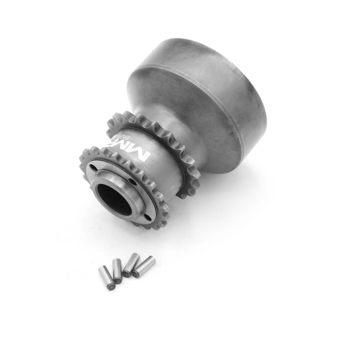 MMR One-Piece Crank Hub with 4 Pins and Fixing Plate for BMW N55 S55 2011-2021