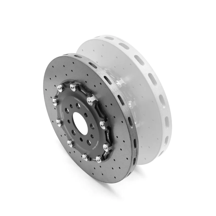 Discos traseros de cerámica de carbono MMX de 2 piezas, 370 mm x 24 mm, para BMW G80 G81 G82 G83 G87 M2 2023+ M3 M4 2021+