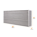 Núcleo de intercooler Race universal aire-aire Mishimoto MMUIC-11 22 in x 10 in x 4 in