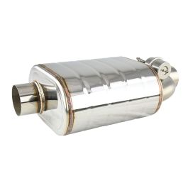 Active exhaust muffler JRspec with  throttle and vacuum pump remote 76mm (3") Left