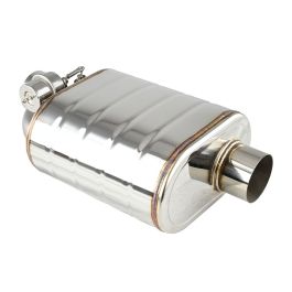 Active exhaust muffler JRspec with vacuum throttle control remote 76mm (3") right