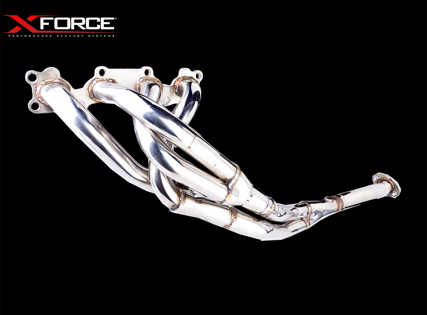 Colector de escape XForce para Mazda MX5 NA 1989-1997 de acero inoxidable