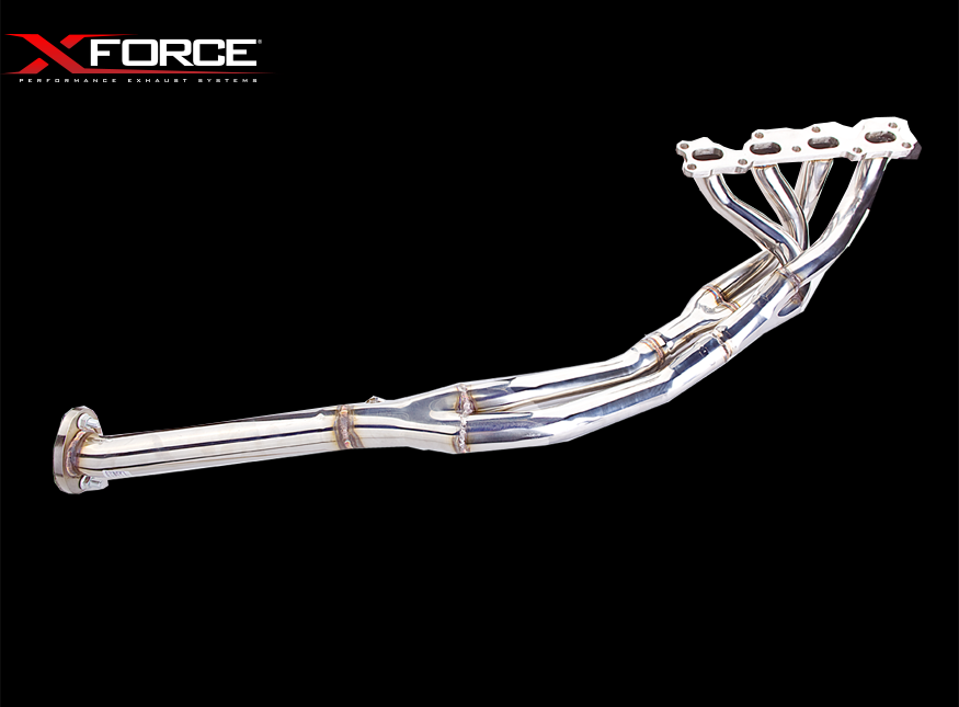 Colector de escape XForce para Mazda MX5 NA 1989-1997 de acero inoxidable