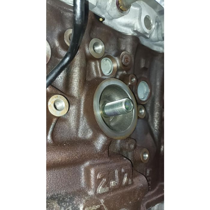 Adaptador de bloque de filtro de aceite 3/4-16" UNF para Toyota UZ 1JZ 2JZ - MZR Garage