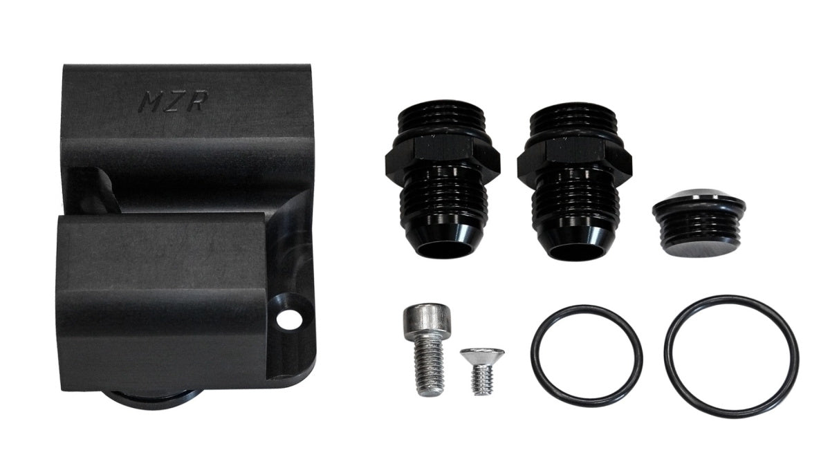 Adaptador doble de drenaje de culata agua y aceite MZR Garage para Nissan Skyline Stagea RB20 RB25 RB26