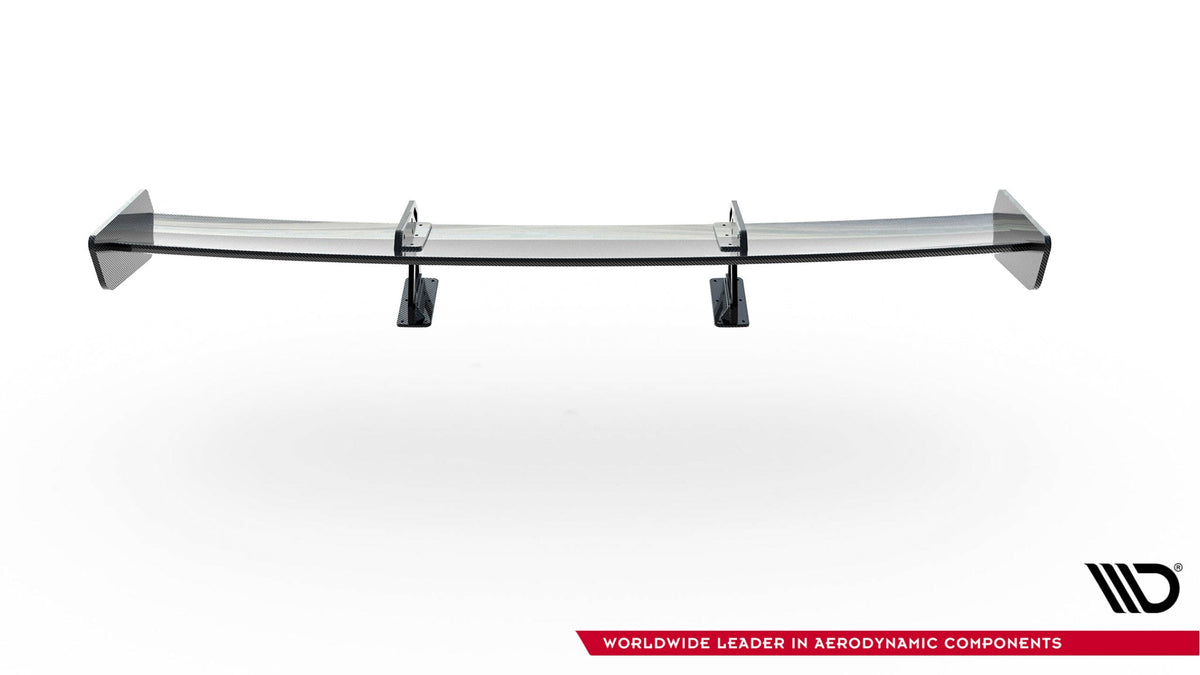 Alerón de carbono con soportes cuello de cisne + LED para Mazda MX-5 ND (Mk4)