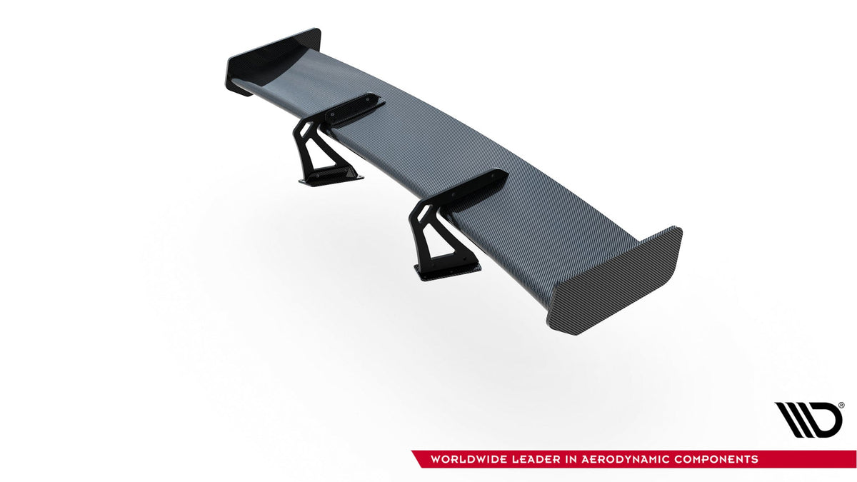 Alerón de carbono con soportes cuello de cisne + LED para Mazda MX-5 ND (Mk4)