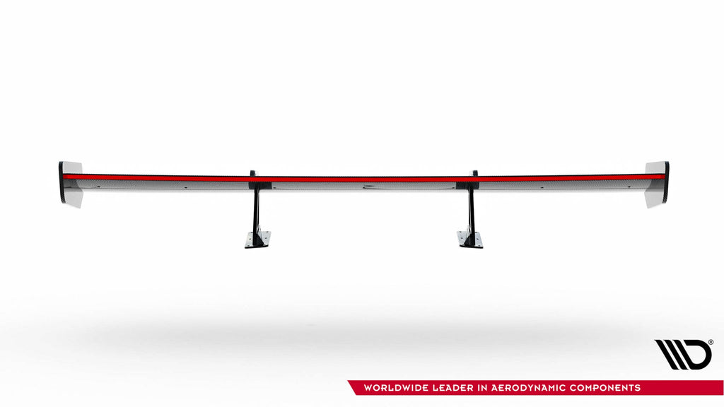 Alerón de carbono con soportes cuello de cisne + LED para Mazda MX-5 ND (Mk4)