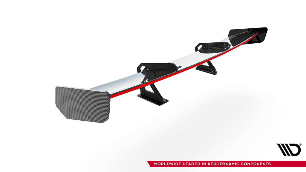 Alerón de carbono con soportes cuello de cisne + LED para Mazda MX-5 ND (Mk4)