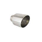 115mm Long Round Universal Exhaust Tip with 120mm Diameter and 65mm Mounting.