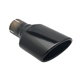 Single Tailpipe Stainless Steel NBL1-27L 120x80 mm Socket 60 mm