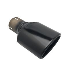 Single Tailpipe Stainless Steel NBL1-27P 120x80 mm Socket 50 mm