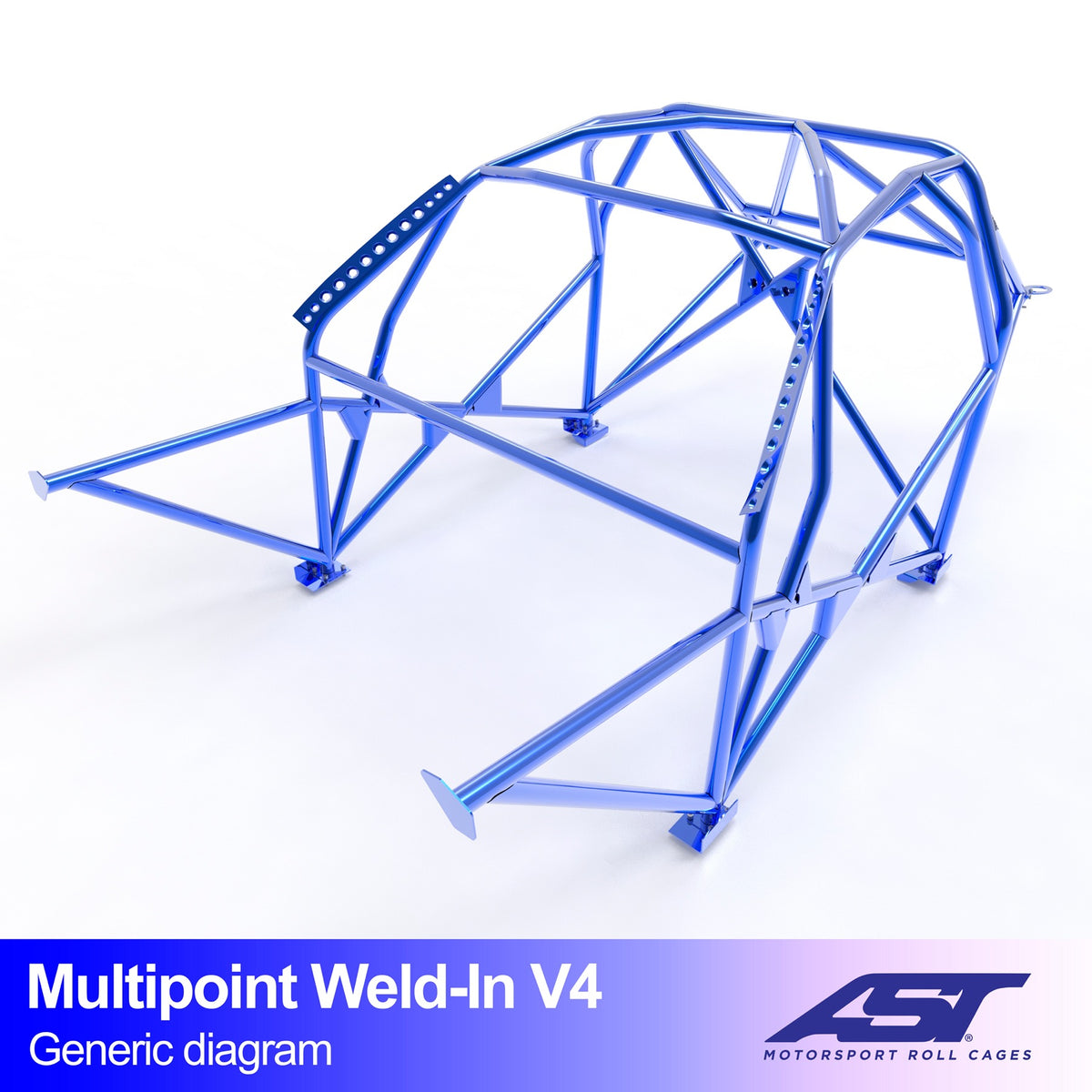 Arco de seguridad Nissan Silvia (PS13) Coupé 2 puertas Multipoint Weld In V4