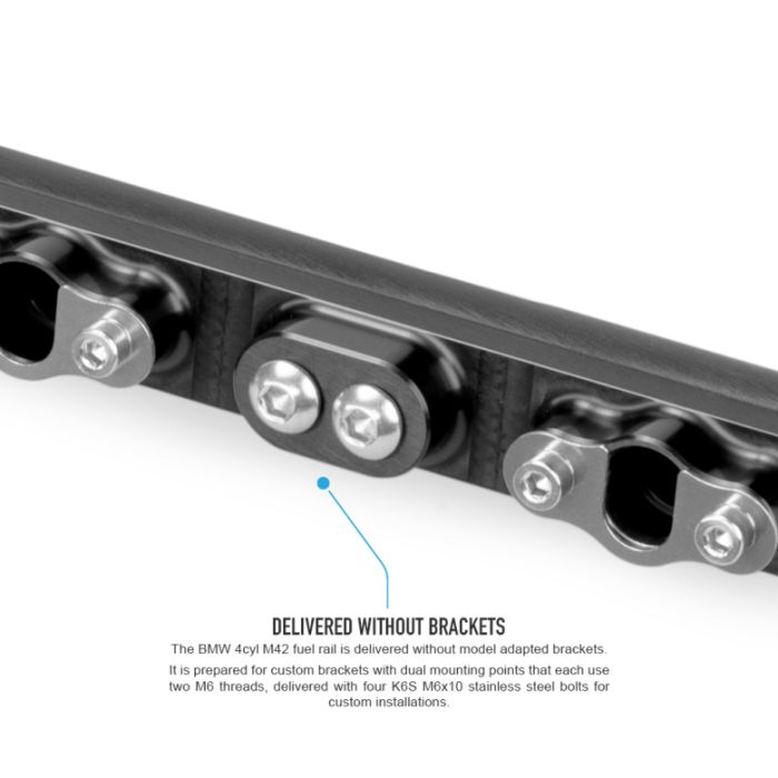 Nuke Performance Fuel Rail - No Brackets BMW M42 4-cylinder