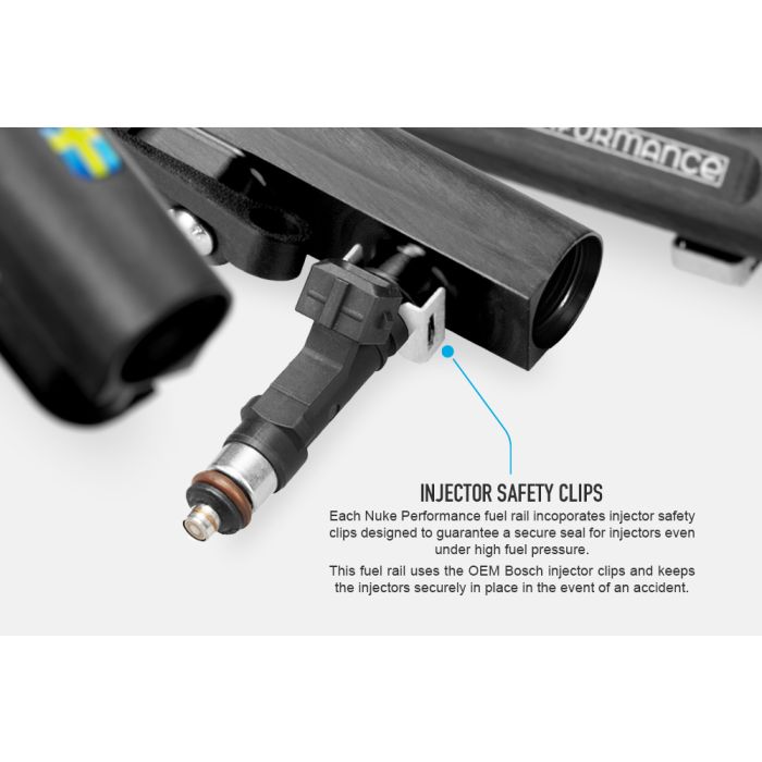 Nuke Performance Fuel Rail for BMW E46 M3 Z3 Z4 6-cylinder S54