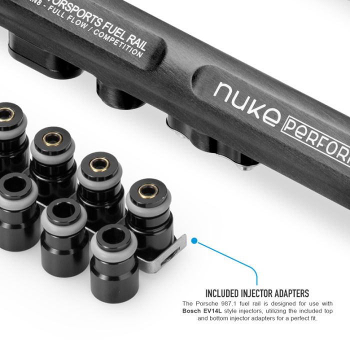 Riel de combustible Nuke Performance para Porsche Cayman S Boxster 6 cilindros 987.1 3.4L