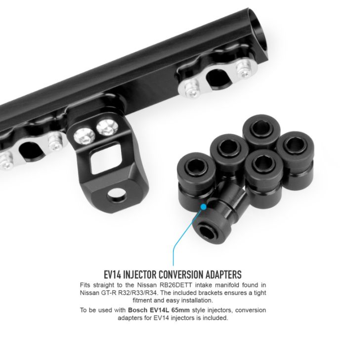 Nuke Performance Fuel Rail for Nissan 6-cylinder RB26DETT