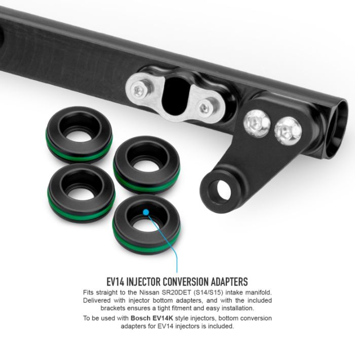 Nuke Performance Fuel Rail for Nissan 4-cylinder SR20DET S14 S15
