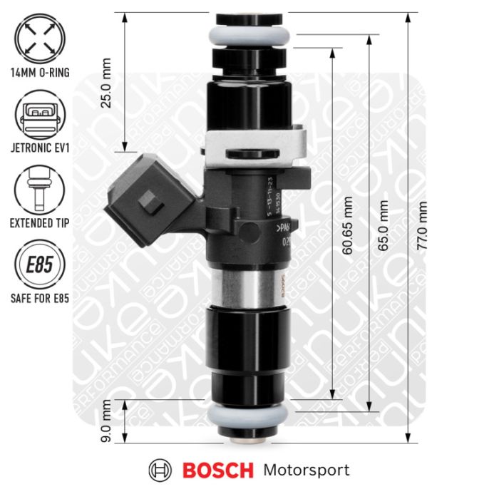 Inyector Bosch Nuke Performance de 980 cc y 65 mm EV14L
