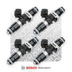 Inyector Bosch Nuke Performance 980cc 65mm EV14L, 4 unidades, flujo calibrado.