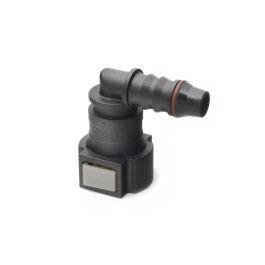 Nuke Performance SAE J2044 9.49" to ID8 90-degree Quick Connector
