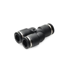 Nuke Performance Pneufit Quick Connect Y-Connectors 8mm (1 unit) to 8mm (2 units)