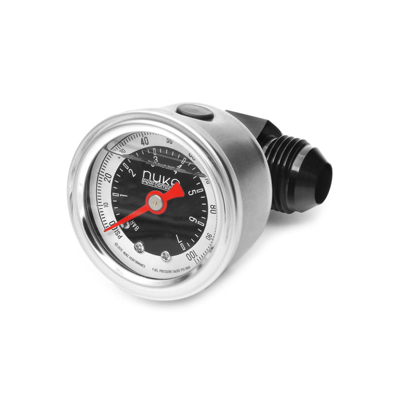 Adaptador Nuke Performance para manómetro AN-10 a AN-10 macho 1/8 NPT