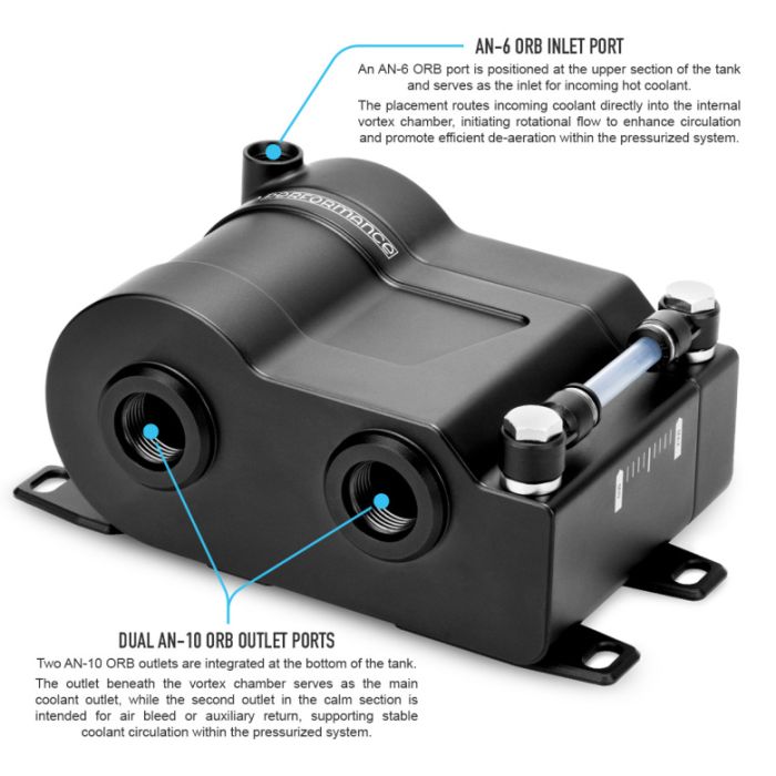 Nuke Performance 0.8L Coolant Expansion Tank