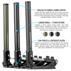 Freno de mano hidráulico Nuke Performance DriftSpec Pro Carbon 360 mm 14,17"