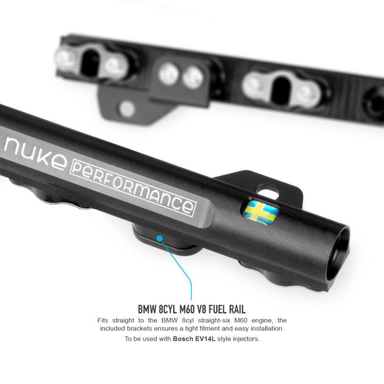 Rampa de combustible Nuke para BMW 8 cilindros M60/M62