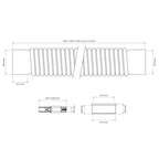 Nuke - Fuel Filler Hose Kit, Translucent (600mm)